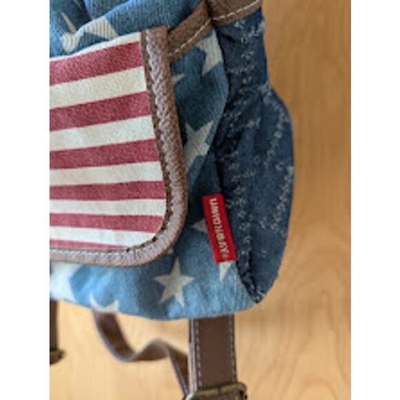 Union Bag Canvas Backpack Stars and Stripes Patriotic USA America - Picture 2 of 7